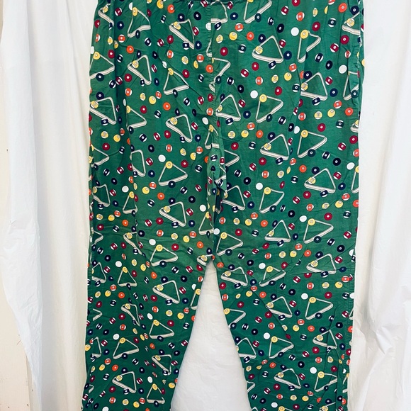 Old Navy men’s billiards theme PJ/lounge pants/XXL/side pockets/100% cotton - Picture 3 of 4